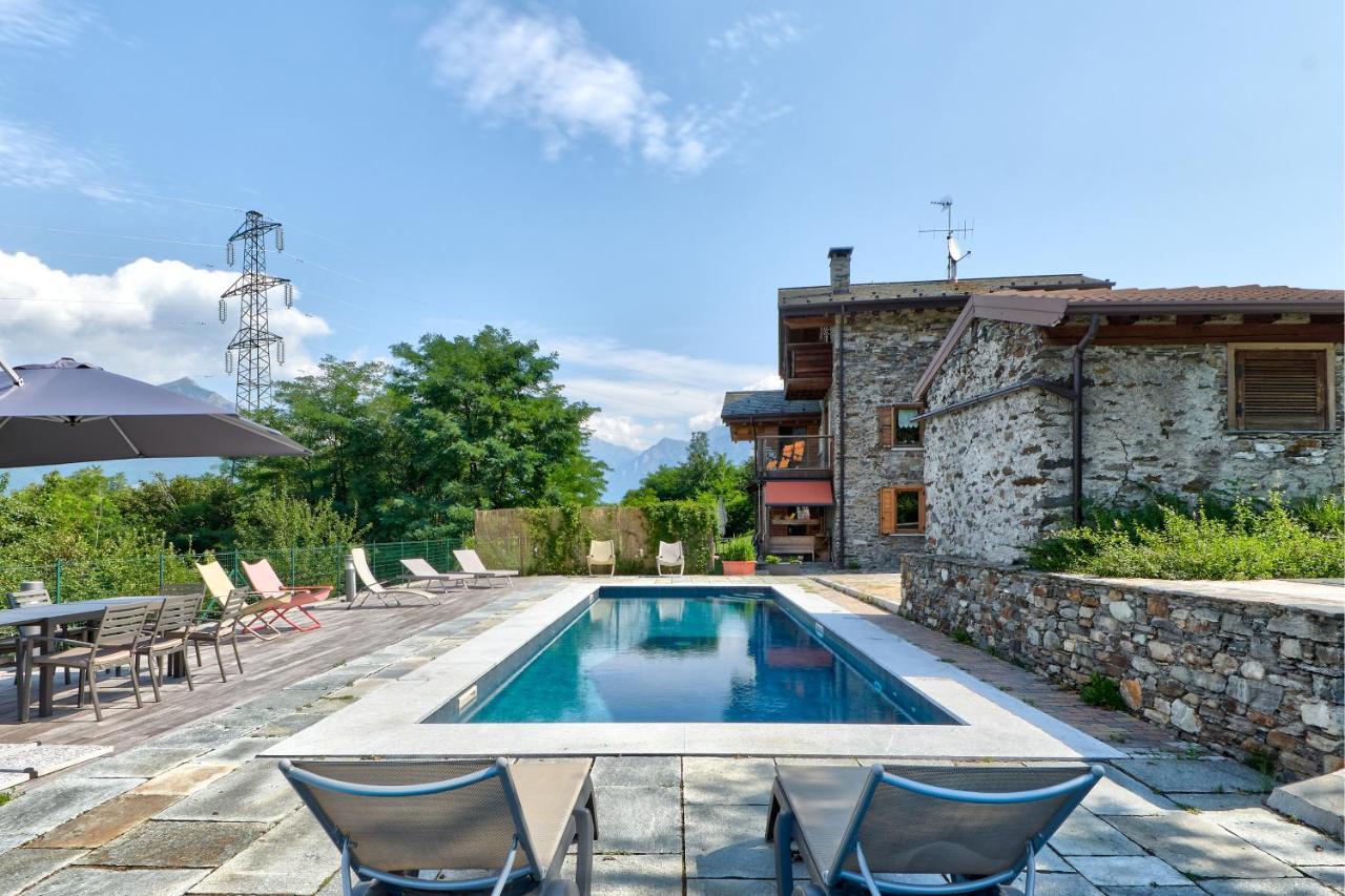 קוליקו Chalet Con Piscina E Vista Panoramica מראה חיצוני תמונה